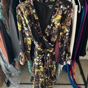 Gorgeous faux wrap for fall with boots.